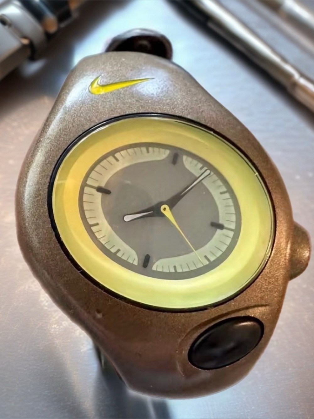 RARE Vintage Nike Triax Watch Duo – Y2K Retro Sport – Fits Approx. 5.5" to 7.25"